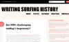 Writing Surfing History (Website zur History des Surfens) 